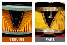 Hyundai Oil Filter Genuine Vs Fake Comparison